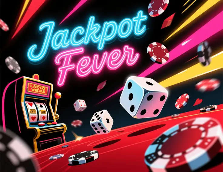 Tipsport Vegas - neonové světla Las Vegas s kostkami